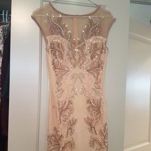 Exclusive womens nude dress